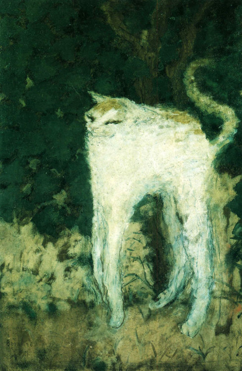 leserpente:Pierre BonnardLe Chat Blanc, 1894.