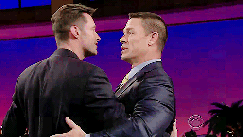 velosarapter:  dynamic-ideation:  arbitrary-stag:  the-irish-mayhem:   hughxjackman: Hugh Jackman Teaching John Cena How to Dance coming soon to a theater near you   When someone finally truly sees you   masculinity 110% secure and I’m living for it