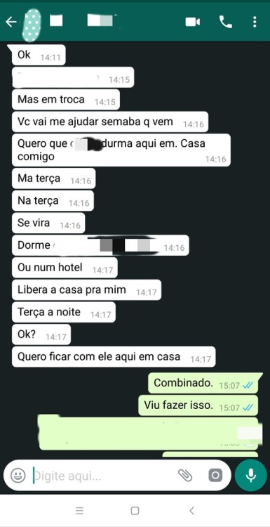 cornodaellen: Liberando a casa para ela dormir com o amante. Como resistir a um pedido desse?