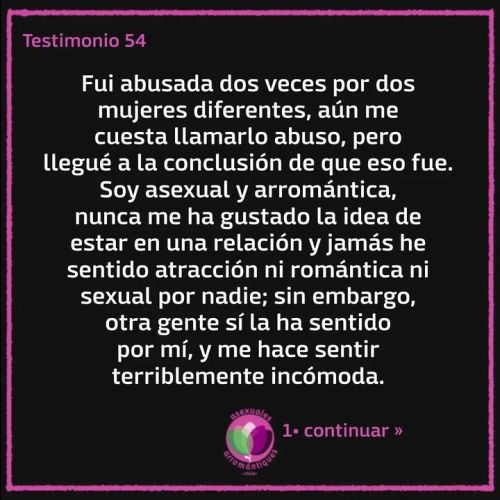 #MartesDeTestimonio! La aloamatonorma se ve en todos lados. No sólo invalidando experiencias 