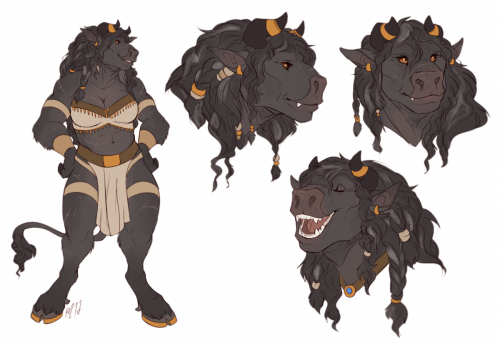 hornedfreak:  MORE MAIARA. She is everyone’s mom. I’m on a Tauren roll lmao, been coloring all of these old sketchies.  