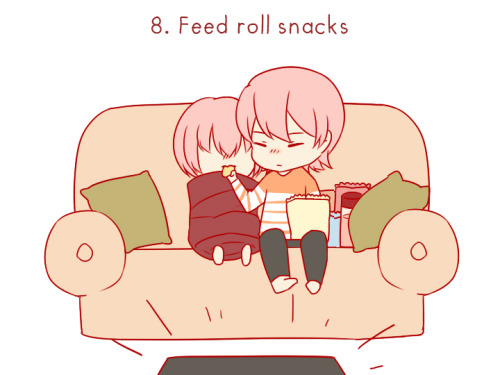haruichiwaifu: ichigomeichan: How to take care a sad person ft. Kominato Brothers Original by Yasmin