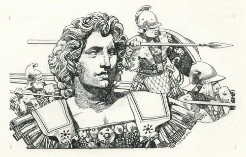 cantstopthinkingcomics:Alexander the Great by Sergio Toppi