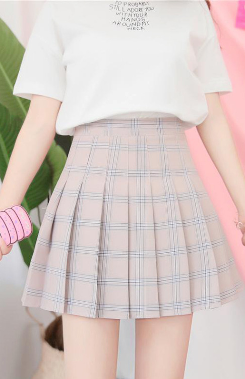 softjoy:plaid skirts : 1/ 2