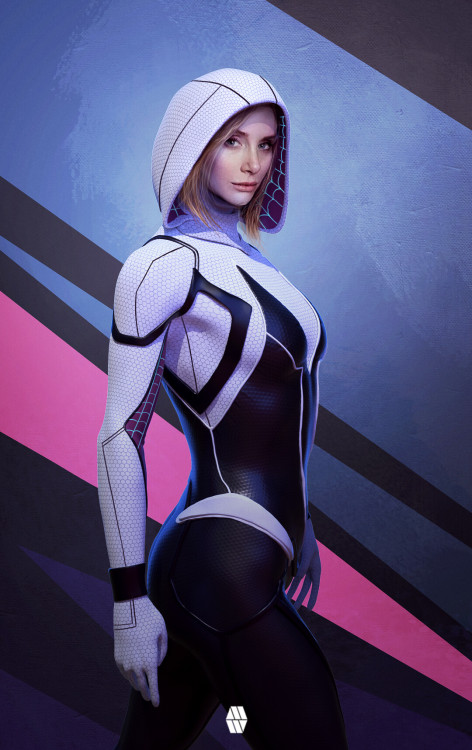 Spider Gwen Concept - Personal Project  Marcus Whinneywww.artstation.com/artwork/oAy0Eq 