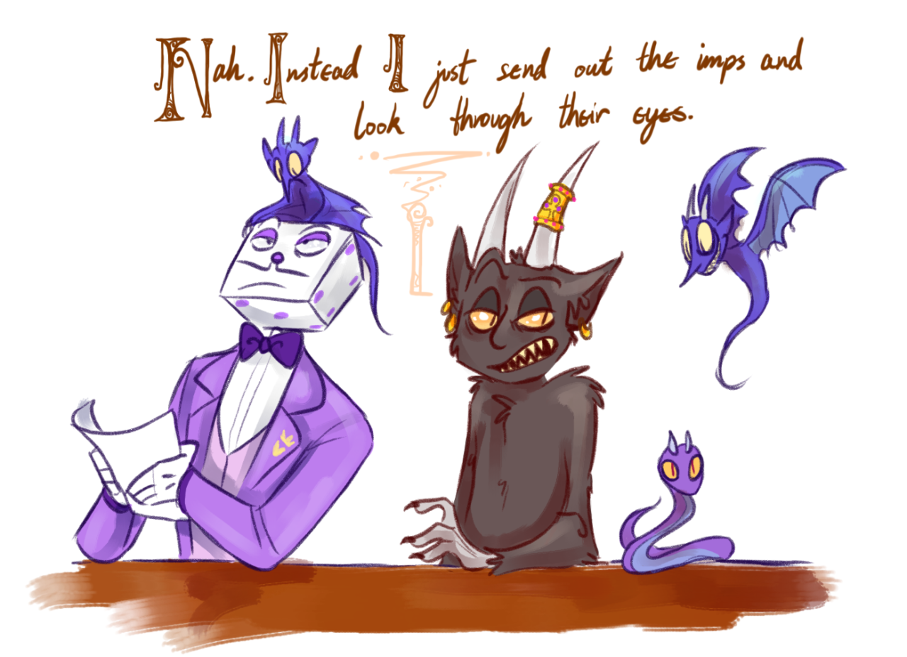 King Dice and The devil by oKairaGiso -- Fur Affinity [dot] net