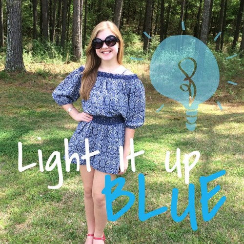 I’m wearing Blue in support of World Autism Day are you??? #LightItUpBLUE #WorldAutismDay #ijm