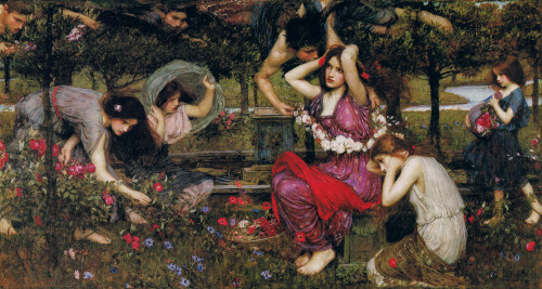 mysteriousartcentury:  John William Waterhouse (1849-1917) was an English painter of the Victorian era known for his Pre-Raphaelites and mythological subjects.-John William WaterhouseInstagram - Facebook - Website
