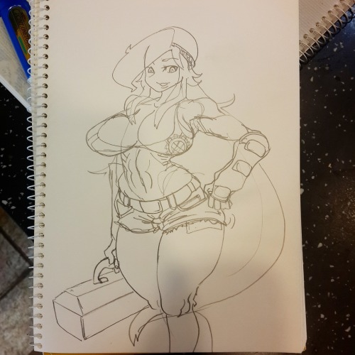 ferrousoxide:  gynoidherring:fanart!!  Thank you!!!