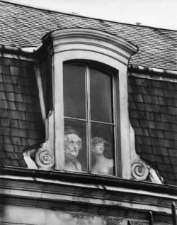 hauntedbystorytelling:  André Kertész :: Window on the Quai Voltaire, Paris, 1928    / more [ ] by this photographer  