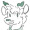 anjevalart: i made this instead of studying for a midterm fun fact the file name for this is bongoat, here’s a gif too have fun!  Ahhhhhh x3 <3