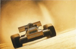 roughgrid:  Rough rain… Graham Hill (Motor Racing Developments) at the 1971 Spanish Grand Prix at Montjuic 