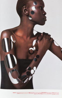 shiseidoinfinity:  khabeerthemodelizer:  Alek Wek by Inez and Vinoodh, 2001.    hoodfuturism 