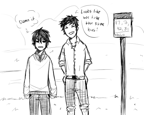 raspberrymon: more on that percico hs au you’re only getting in deeper, nico