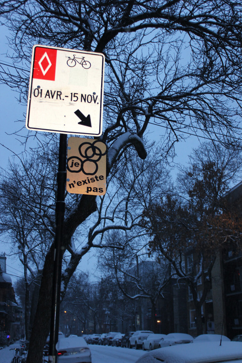 10h88 sur Brébeuf près Rachel et sur Villeray coin Fabre.