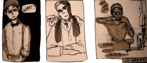 stoned-levi:  jen-suis:  tumblr user corporal-ribeye is my never ending source of laughter and inspiration for eruri stuff (basically i drew this post)  Y O U  D I D THETHING