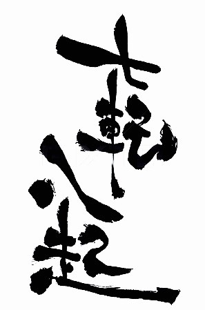 beifongkendo:七転八起, ‘fall down seven times, get up eight times’ (Japanese proverb).