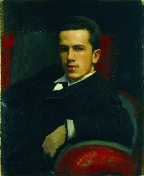artistkramskoy:  Portrait of Anatoly Kramskoy, the Artist`s Son, 1882, Ivan KramskoiMedium: oil,canvas