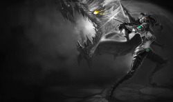 Monochromatic Splash Art: Dragonslayer Vayne