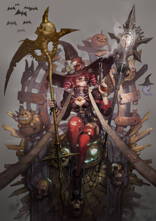 Halloween witch by inshoo1