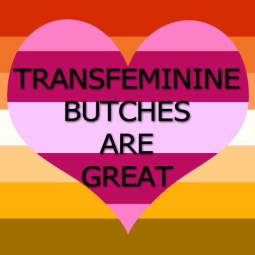 (Image description: the butch pride flag as a background with heart shaped nonbinary and trans flags