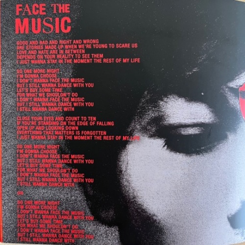 FAITH IN THE FUTURE; LYRIC BOOKLET