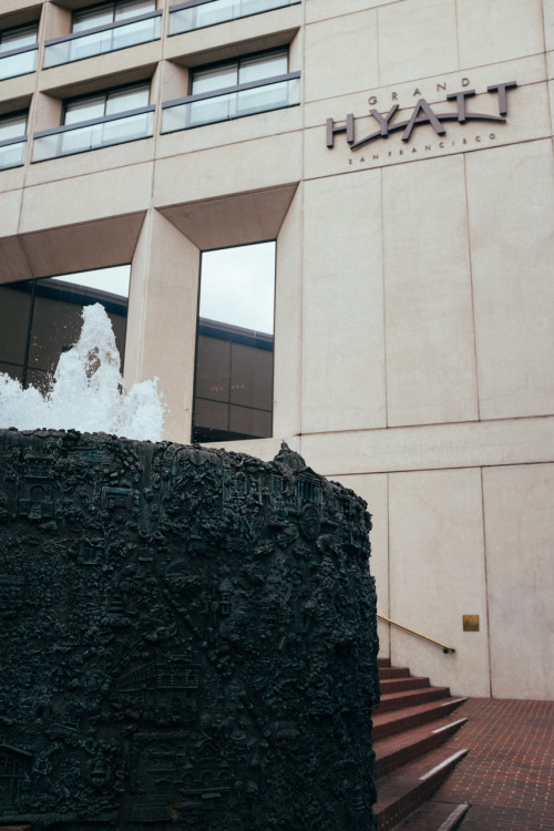 “A fountain by Ruth Asawa … depicts images of the Cliff House, the San Francisco Mariti