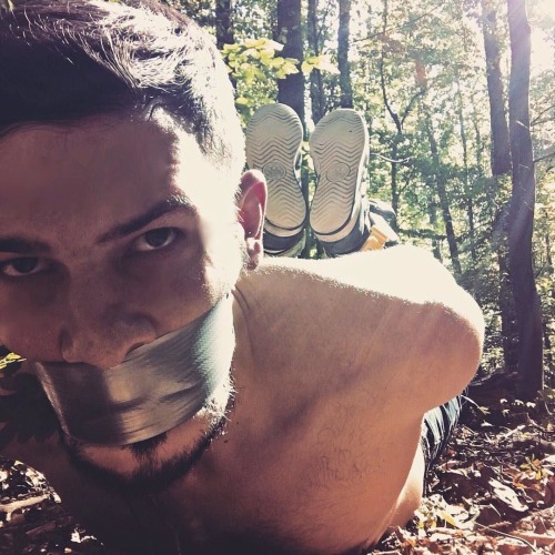 fag4straight: manstalking: Deep in the middle of the woods…IT’S THE PERFECT PLACE TO FUCK ‘EM, SNUFF