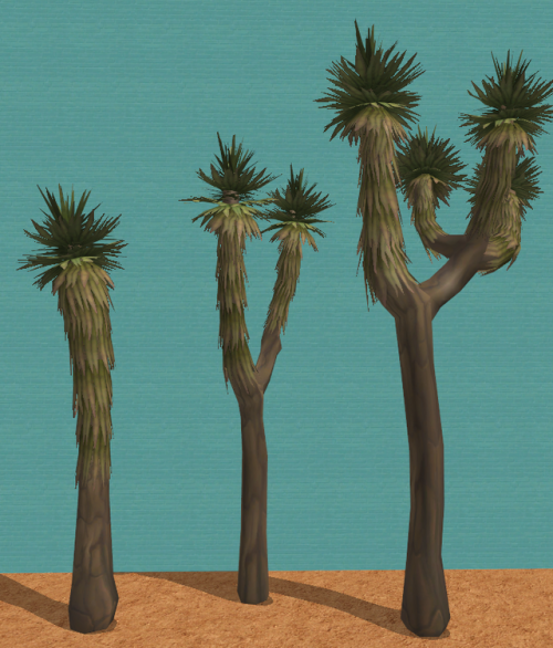 the strangerville desert plants. polycount readme included.Credits: EA/Maxis.Download @ SFS.