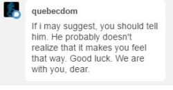 I talked to him about it before the last time it happened (she was literally jumping up and down calling his name then played with his hair and told him how he looks good with stubble .. vomit) and he reassures me he likes me not her but ughhghgh thank