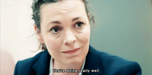 queenoftherebels:“But just as Happy Valley is Sarah Lancashire’s gig, Broadchurch is Olivia Colman’s