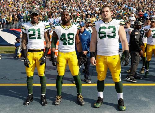 2016 Week 11: @ Tennessee Titans
HaHa Clinton-Dix, Joe Thomas, Corey Linsley