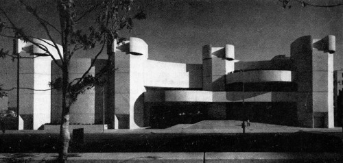 fuckyeahbrutalism: Alley Theater, Houston, Texas, 1968-69 (Ulrich Franzen) View this on the map