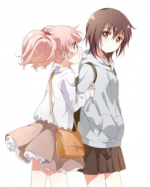 nekogamirei:Girls from Yuru Yuri series by Namori.