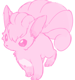 httpkitsune:  Pink Vulpix  ♡   