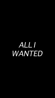 diizzyhurriicane:  all i wanted // paramore