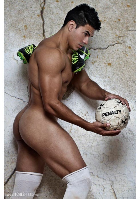 forcuriousguys:  More World Cup fever. DNA magazine gives us soccer stud Rafael Albuccino. 