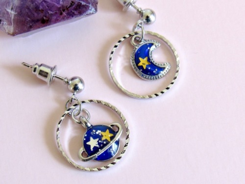 (On Sale!) Celestial Drop Earrings by Kloica Accessories