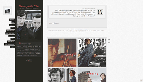 itsacrimetheme:      #017 Except you’re boring# Static preview here and get the
