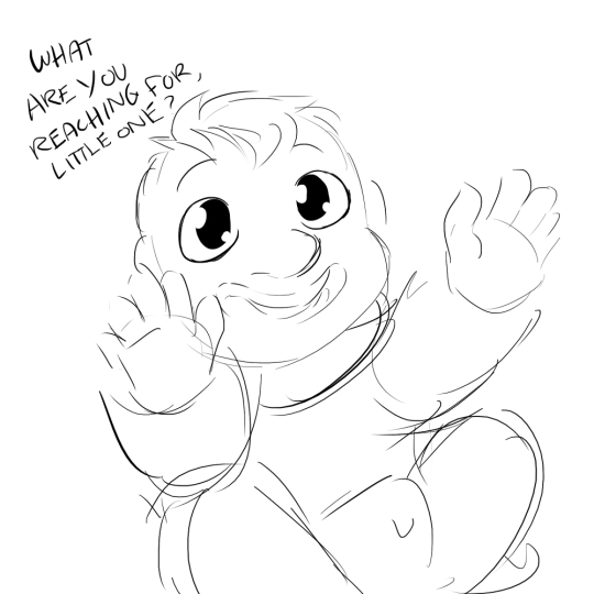 hoshikostar:  mx-bones:  mx-bones:  Zenyatta holding a human infant playing Peekaboo w his alt arms while holding it also the infant poking the dots on his forehead thinking it’s just like a telephone toy and Zenyatta plays along with it and acts like