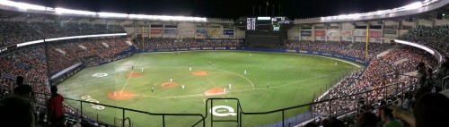 For the first time ever, I went to see a baseball match. It was interesting. Maybe because if the fr