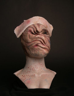 You are looking at a life size Silent Hill Nurse Bust sculpted and finished by the very talented artist Justin Shifflett. The Bust was sculpted with Chevant clay then molded and cast in latex with a polyfoam core. The bust was then finished with a super