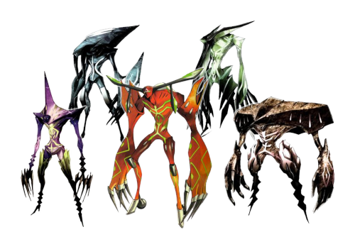 chookiemunster:  Shaman King | Elemental Spirits (Thunder Spirit, Rain Spirit, Fire Spirit, Wind Spirit & Earth Spirit). 