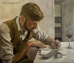 roelandkneepkens:  Gentleman writing 2013