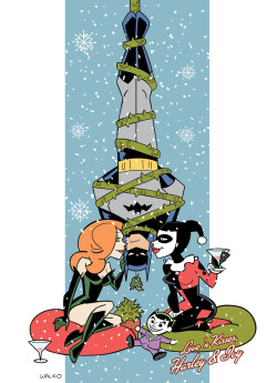 batmannotes:  &lsquo;A Harley and Ivy Holiday&rsquo; by Bill Walko   