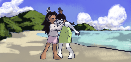 alluka | nanika week day 1 - beach episode!