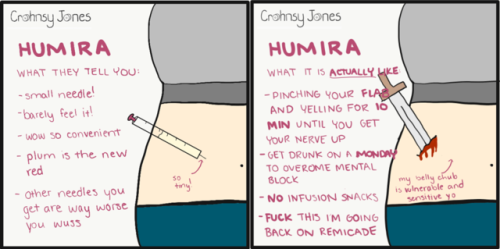 Was on Humira for a hot sec&hellip;.