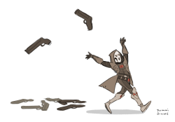 yummidraws:  i kept thinking about the reaper simulator video 