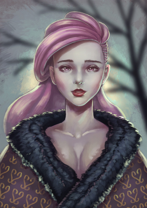 jmdart:  Pink Girl.  I’ve started a new blog where I post my own art, less saturated with poke