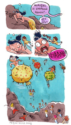 aboutmerpeople:  Puffermaid Balloon Rides.